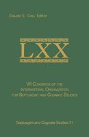 VII Congress of the International Organization for Septuagint and Cognate Studies 1555406483 Book Cover