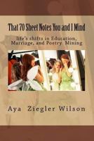 That 70 Sheet Notes You and I Mind 1548806404 Book Cover