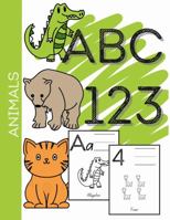 Animal ABC-123 Learning Coloring Book 1387449028 Book Cover