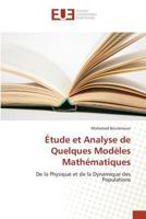 Étude Et Analyse de Quelques Modèles Mathématiques 3841677037 Book Cover