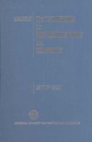 Analysis of the Test Methods for High Modulus Fibers and Composites - STP 521 0803107013 Book Cover