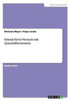 Franck-Hertz-Versuch mit Quecksilberatomen 3656510938 Book Cover