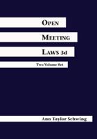 Open Meeting Laws 3D 1888215135 Book Cover