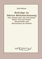 Beitrage Zu Durers Weltanschauung 1147023077 Book Cover