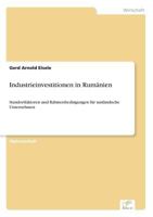 Industrieinvestitionen in Rumanien 3838603532 Book Cover