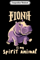 Composition Notebook: Fiona The Hippo Spirit Animal #TeamFiona Baby Hippo Journal/Notebook Blank Lined Ruled 6x9 100 Pages 170412896X Book Cover