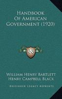 Handbook of American Government 1164664417 Book Cover