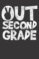 Notebook: Dot Grid Dotted 6x9 120 Pages Last Day Of School Second Grade Vintage Graduated Student 1082182524 Book Cover