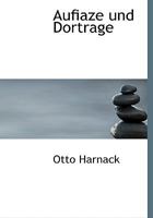 Aufiaze Und Dortrage 1010024728 Book Cover