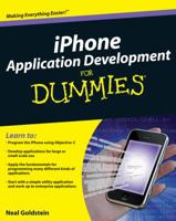 iPhone Application Development For Dummies 0470568437 Book Cover