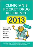 Clinicians Pocket Drug Reference 2013 0071791779 Book Cover