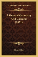 A General Geometry And Calculus 0548889155 Book Cover