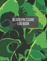 Blood Pressure Log Book: Large Print 53 Weeks Blood Pressure Tracker Journal Daily Personal Health Record 8.5 x 11 Inch Notebook (Volume 5) 1692477986 Book Cover