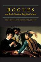 Rogues and Early Modern English Culture 0472031775 Book Cover
