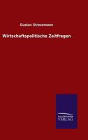 Wirtschaftspolitische Zeitfragen 3846009458 Book Cover