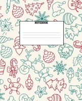 Notebook: Glow red and green with this amazing Christmas Journal! 1692612093 Book Cover