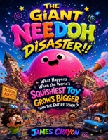 THE GIANT NEEDOH DISASTER: What Happens When the World’s Squishiest Toy Grows Bigger Than the Entire Town? B0H28VGWCW Book Cover