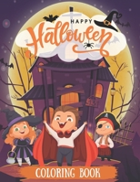 Halloween Coloring Book: Fun Children Coloring book for Halloween | gift for Boys and Girls B08K41XTSR Book Cover
