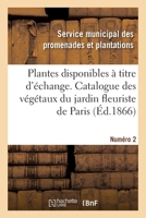 Plantes disponibles à titre d'échange. Numéro 2 2329568592 Book Cover