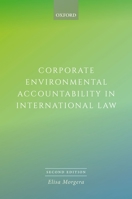 Corporate Accountability in International Environmental Law 2e 0198738048 Book Cover