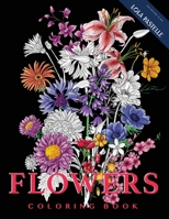 FLOWERS - Coloring Book: Hand-sketched illustrations of flowers from all over the world 3907433076 Book Cover