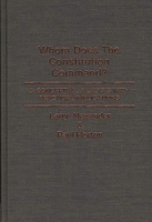 Whom Does the Constitution Command?: A Conceptual Analysis with Practical Implications (Contributions in Legal Studies) 0313262160 Book Cover