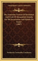 The Armenian Version of Revelation; 1241104247 Book Cover