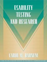 Usability Testing and Research (Part of the Allyn & Bacon Series in Technical Communication) 0205315194 Book Cover