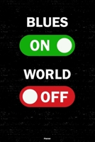 Blues On World Off Planner: Blues Unlock Music Calendar 2020 - 6 x 9 inch 120 pages gift 1658052641 Book Cover
