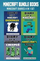 Minecraft Bundle Books: Minecraft Diaries 4 in 1 Set 153953006X Book Cover