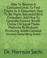 How To Become A Consultant, How To Find Clients As A Consultant, How To Be Highly Successful As A Consultant, And How To Generate Extreme Wealth ... Ample Lucrative Income Generating Assets B0F78PGLTN Book Cover