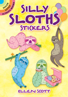 Silly Sloths Stickers 0486836711 Book Cover