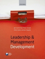 Leadership and Management Development 0199580871 Book Cover