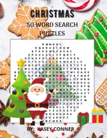 Christmas 50 Word Search Puzzles B08JF5JZM7 Book Cover