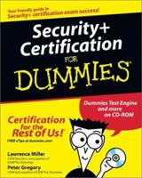 Security+ Certification for Dummies 076452576X Book Cover