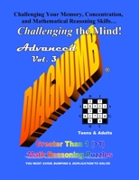 Diagnumb Advanced Vol. 3: Greater Than 1 (>1) Math Reasoning Puzzles 1940116031 Book Cover