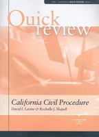 Sum and Substance Quick Review on California Civil Procedure 0314180982 Book Cover
