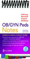 Ob/GYN Peds Notes: Nurse's Clinical Pocket Guide 080365863X Book Cover