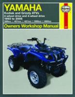 Yamaha Kodiak & Grizzly ATVs 1993 to 2005: 2-wheel drive and 4-wheel drive (Owners Workshop Manual) 1563925672 Book Cover