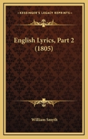 English Lyrics, Part 2 1104740540 Book Cover