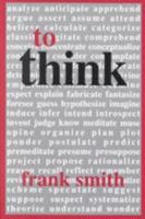 To Think: In Language, Learning and Education 0807730572 Book Cover