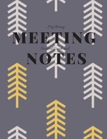 My Boring Meeting Survival Guide and Notes: 8.5x11 Meeting Notebook and Puzzle Book 1086417828 Book Cover
