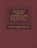 Faune du calcaire d'Erbray. Loire-Inférieure 2013040636 Book Cover