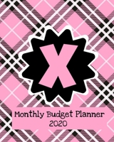 Monthly Budget Planner 2020: Income & Expenses Tracker 1707990336 Book Cover