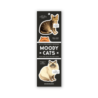 Moody Cats Magnetic Bookmark Set 0735386900 Book Cover