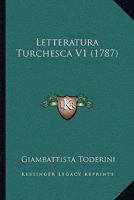 Letteratura Turchesca V1 (1787) 1166042081 Book Cover