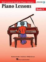 Piano Lessons Book 5 - Book/CD Pack: Hal Leonard Student Piano Library 0634031228 Book Cover