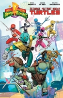 Mighty Morphin Power Rangers/Teenage Mutant Ninja Turtles 168415586X Book Cover
