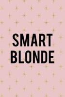 Smart Blonde: Notebook Journal Composition Blank Lined Diary Notepad 120 Pages Paperback Pink Golden Star Blonde 1712331299 Book Cover