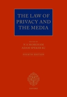 The Law of Privacy and The Media 0192871102 Book Cover